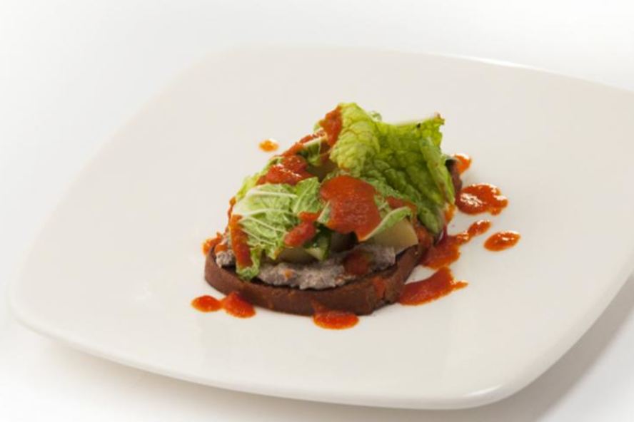 Рецепт сморреброд с муссом из говяжьего языка