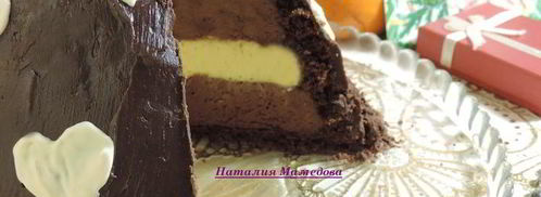 торт-купол цукотто с апельсиновым и шоколадным муссами. Шаг 28