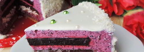 торт-мусс черничный каприз. Шаг 25