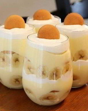 Творожно-банановый мусс