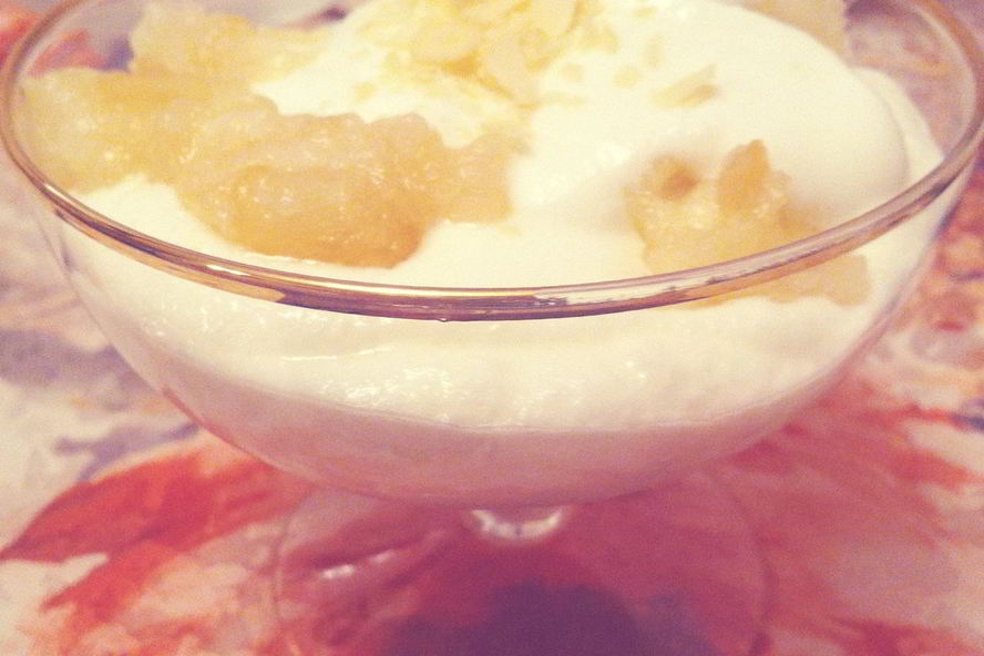 Рецепт творожный мусс с яблочным пюре