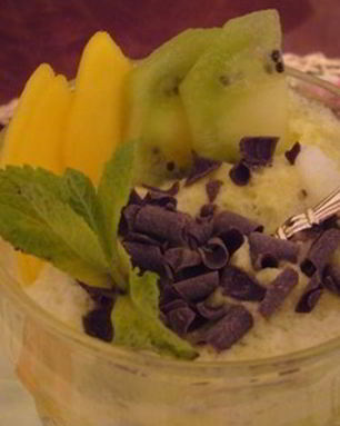 Творожный мусс с желатином