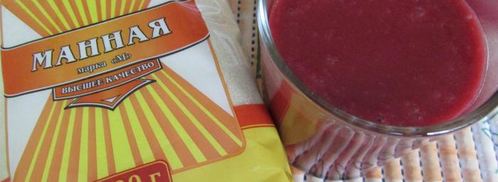 вишнево-кокосовый мусс на манке. Шаг 5