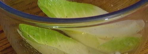 закуска из цикория с куриным муссом и тархуном. Шаг 4