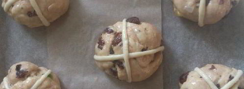 английские пасхальные булочки. Шаг 11