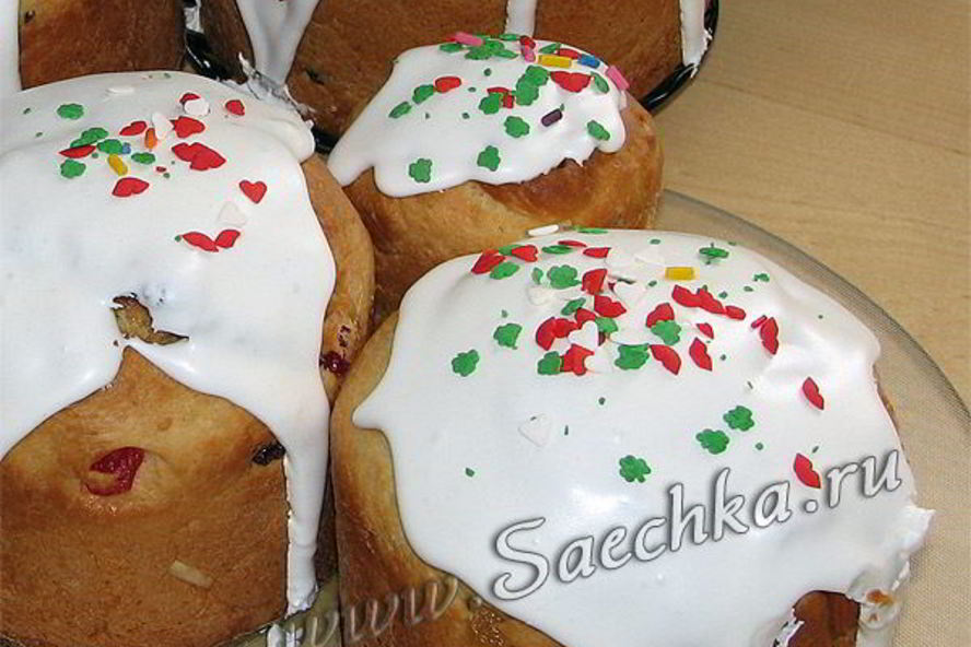 Рецепт глазурь для пасхального кулича