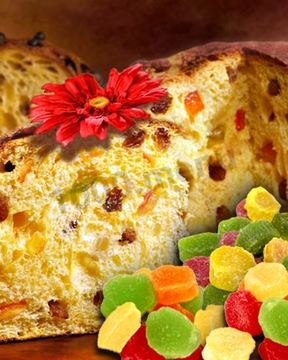 Итальянский кулич с изюмом панеттоне