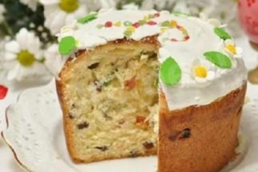 Рецепт кулич с изюмом и цукатами