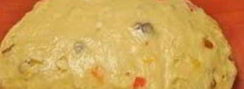 кулич с изюмом и цукатами. Шаг 5