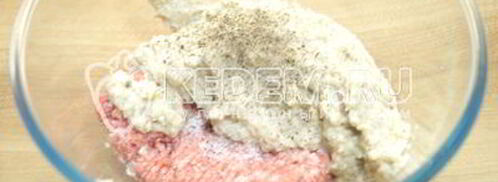 мясное суфле с яйцом пасхальное. Шаг 3