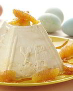 Пасха из рикотты с апельсином