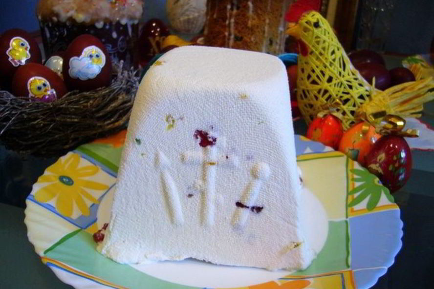 Рецепт пасха творожная с мармеладом