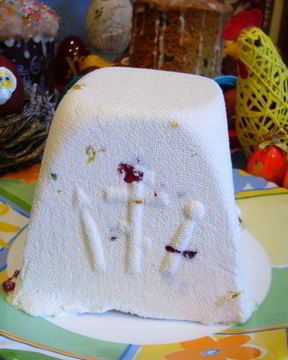 Пасха творожная с мармеладом