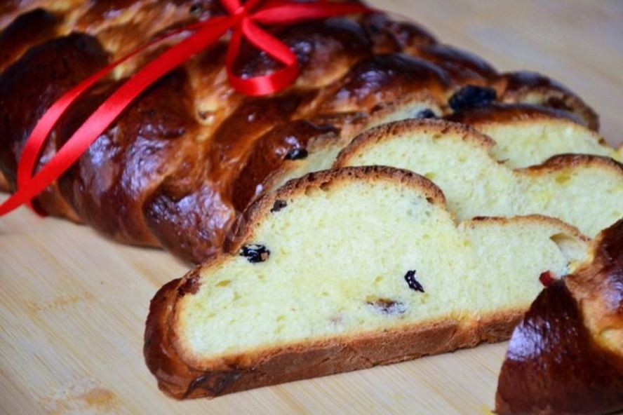 Рецепт пасхальная булка с изюмом