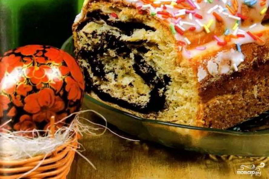 Рецепт пасхальный рулет с маком