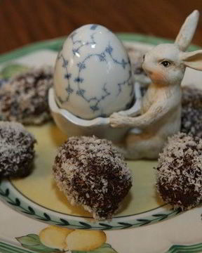 Пасхальные шоколадные яйца