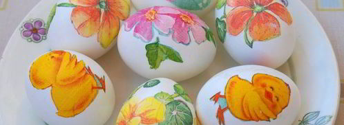 пасхальные яйца в стиле декупаж. Шаг 3