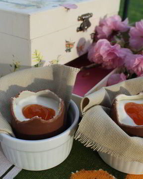 Шоколадные пасхальные яйца