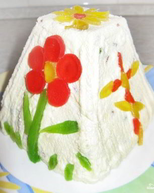 Творожная пасха без выпечки со сгущенкой