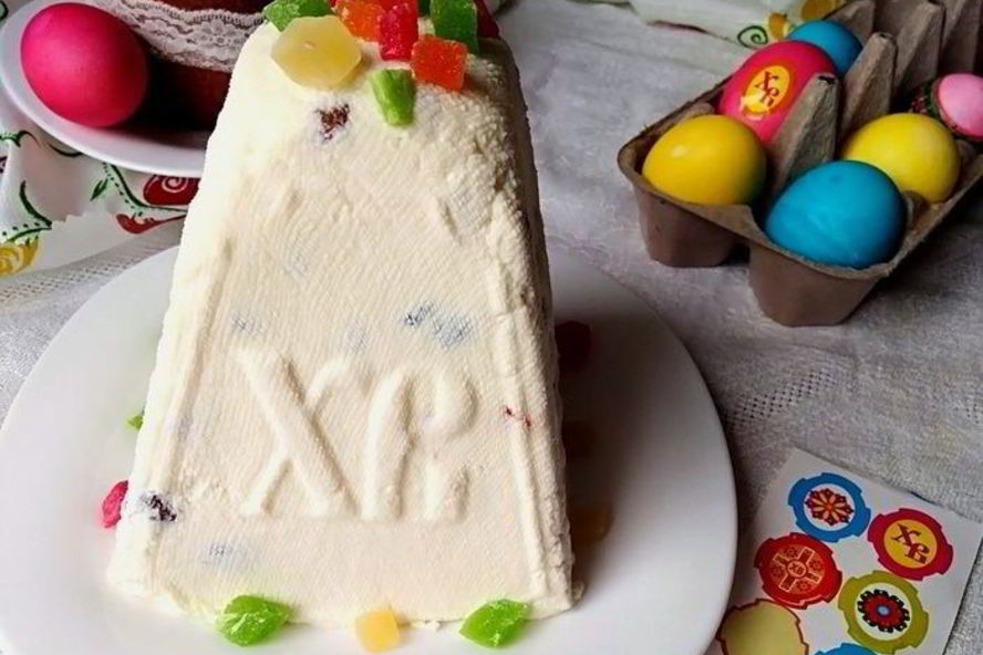 Рецепт творожная пасха с цукатами без яиц