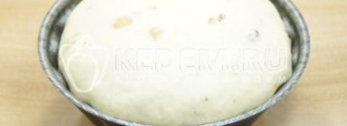 вкусный пасхальный кулич с изюмом. Шаг 11