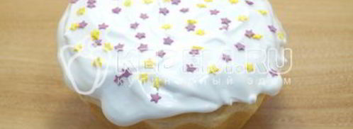 вкусный пасхальный кулич с изюмом. Шаг 16