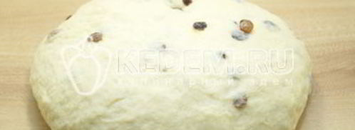 вкусный пасхальный кулич с изюмом. Шаг 10