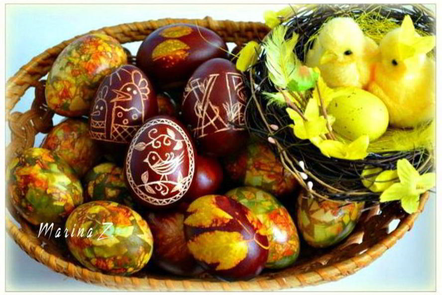 Рецепт яйца варенные в луковой шелухе