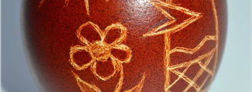 яйца варенные в луковой шелухе. Шаг 3