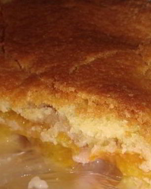 Персиковый пудинг