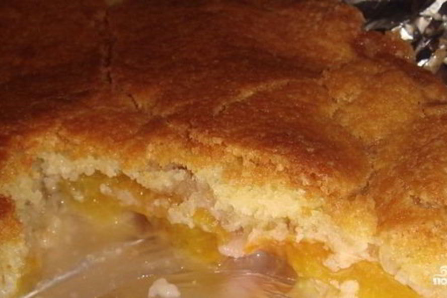 Рецепт персиковый пудинг