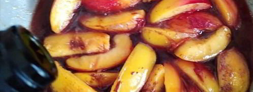 пряный персиковый крамбл. Шаг 3