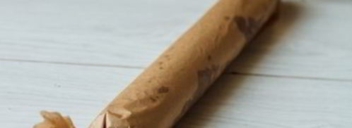 шоколадная колбаса с ромом и фисташками. Шаг 13