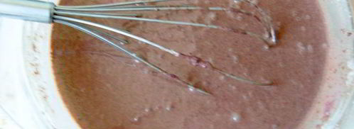 шоколадный клафути с вишней. Шаг 4