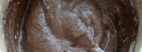 шоколадные мадлен с кокосовой начинкой. Шаг 5