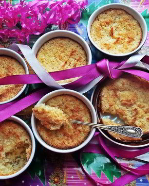 Ананасовое суфле с кокосом