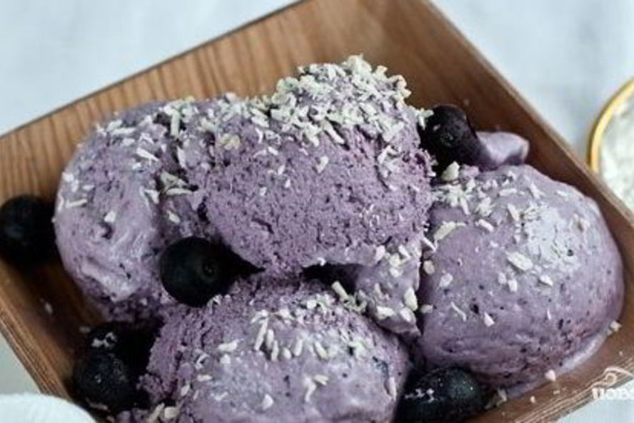 Рецепт черничное суфле на маскарпоне