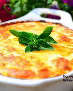 Кабачковое суфле под сырной шапкой