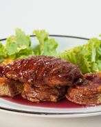 Копченая утка с яблочным суфле