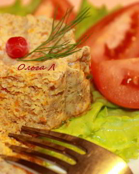 Куриное суфле с овощами