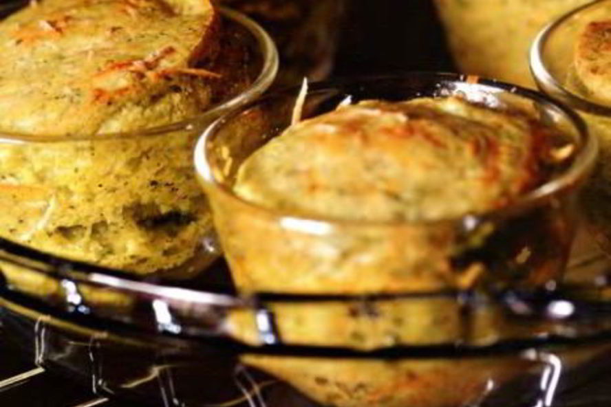 Рецепт суфле из брокколи и трех видов сыра