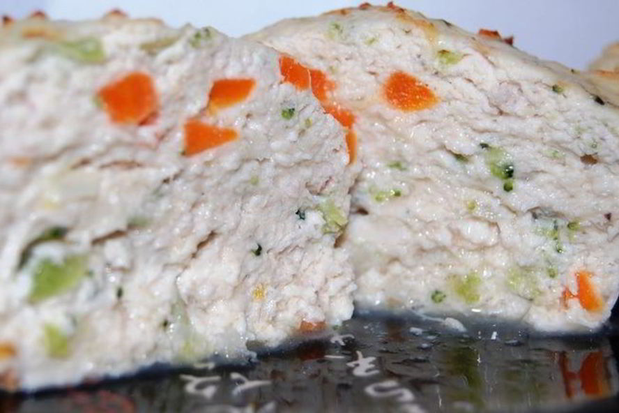 Рецепт суфле из индейки с овощами