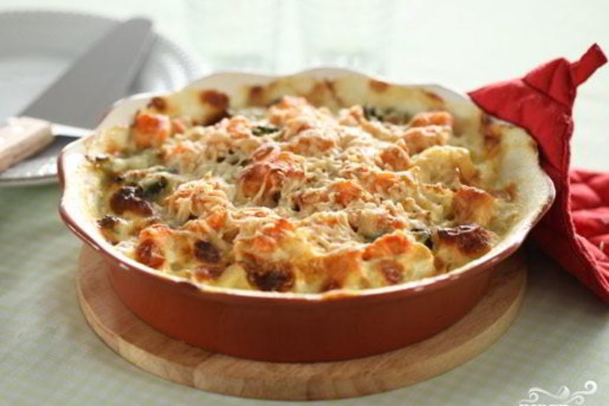 Рецепт суфле из курицы с цветной капустой