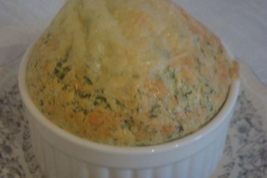 Рецепт суфле из шпината с пармезаном