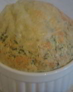 Суфле из шпината с пармезаном