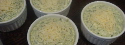 суфле из шпината с пармезаном. Шаг 7