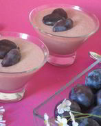 Суфле из слив со сгущенным молоком