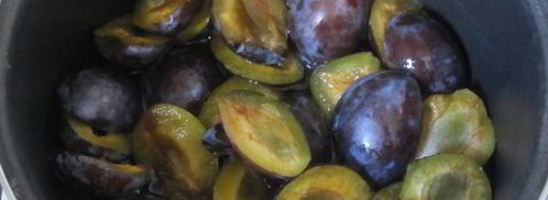 суфле из слив со сгущенным молоком. Шаг 2