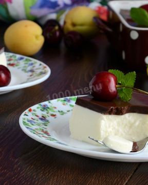 Суфле Птичье молоко с желатином