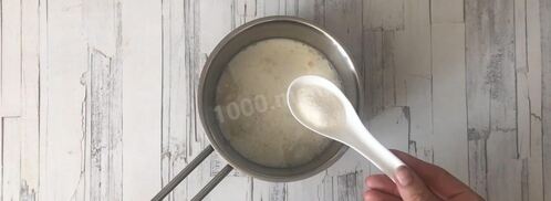 суфле птичье молоко с желатином. Шаг 4